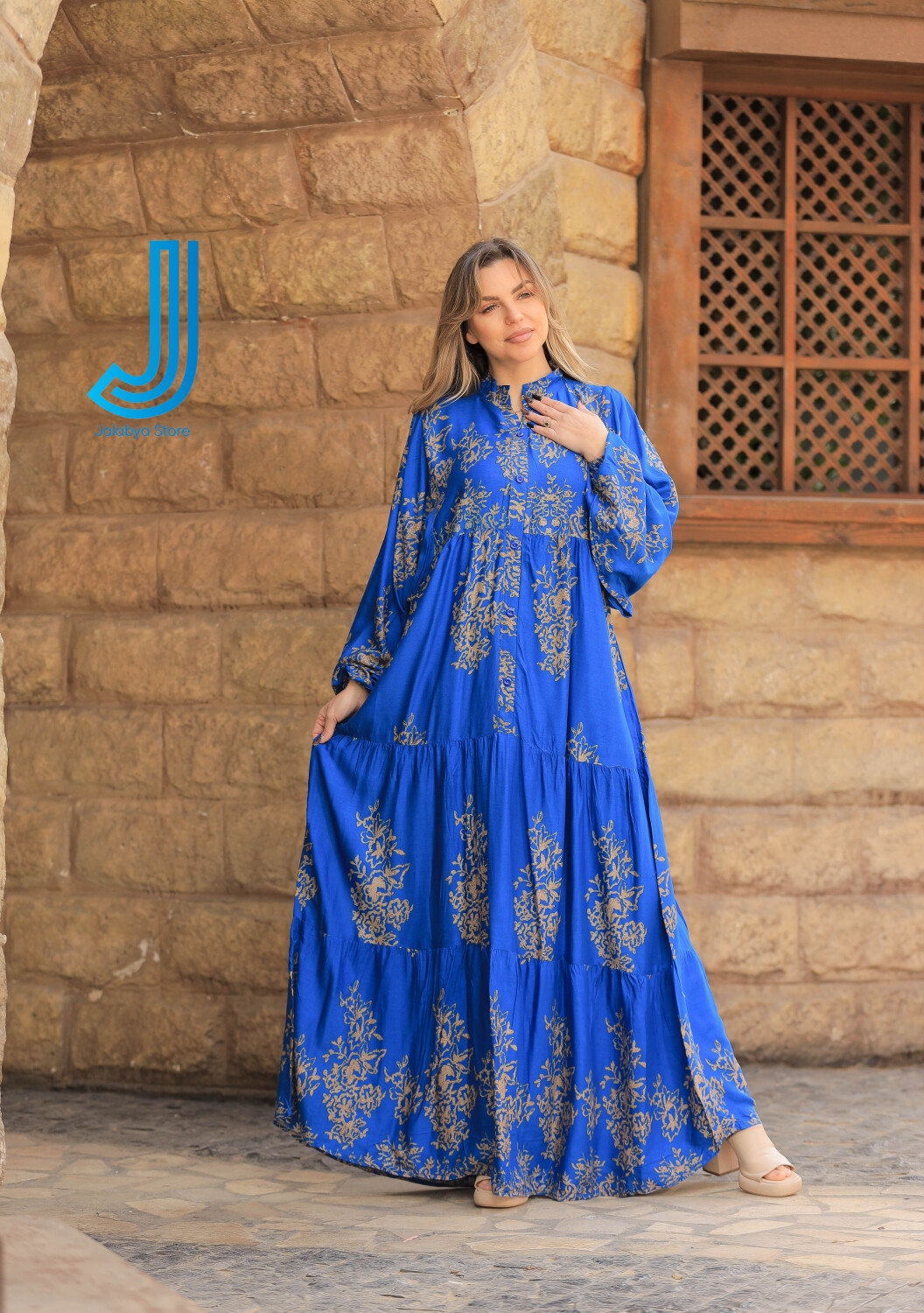 H24 جلابية دريس من القطن المصري