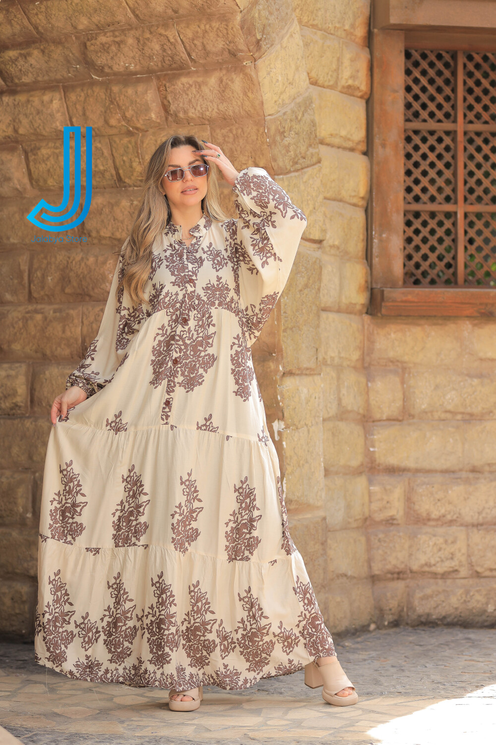 H24 جلابية دريس من القطن المصري