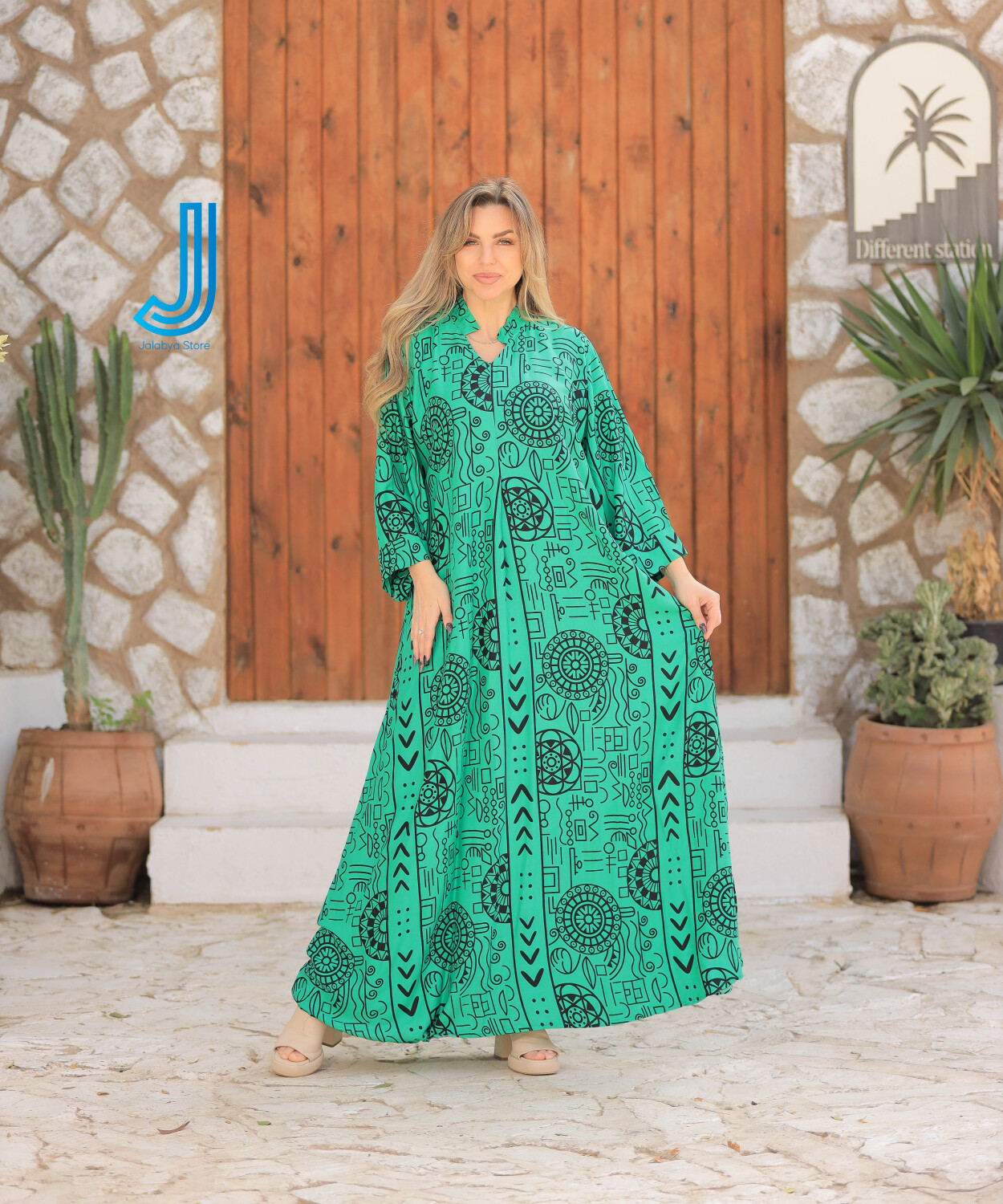 h6 جلابية قطن بيور بالوان مبهجه وقصه مريحه