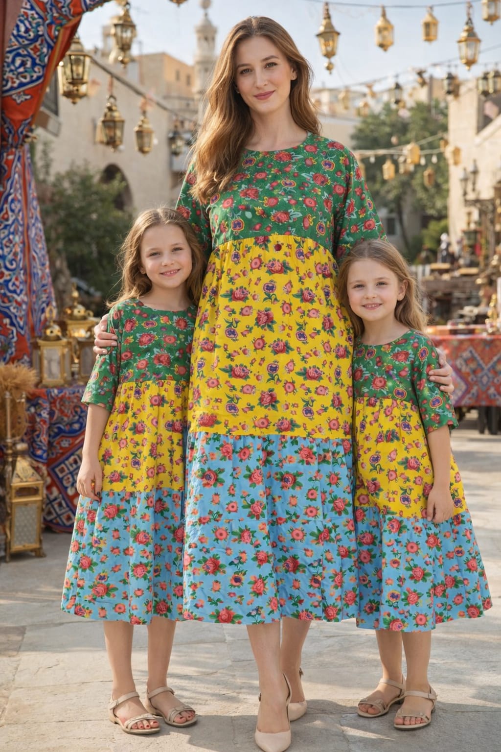 H50 جلابيات شانيل فراوله للبنت والام